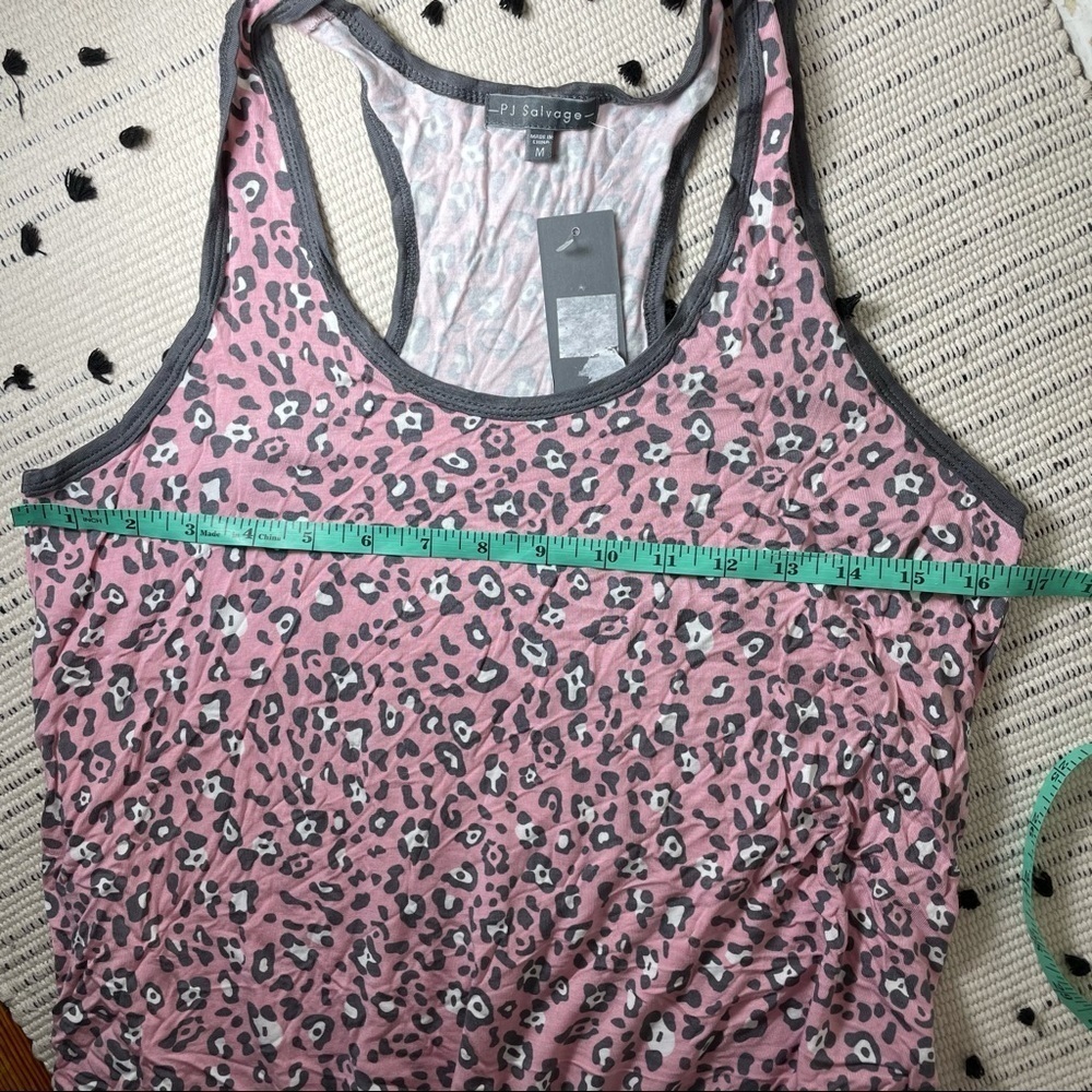 PJ Salvage Pink Leopard Cheetah Print Tank Top M - Picture 6 of 6